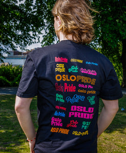 Sort T-skjorte – Oslo Pride 2025