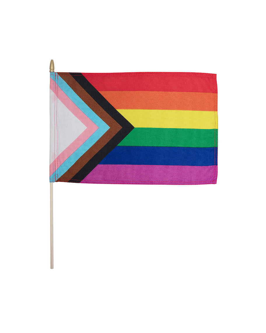 Håndflagg Pride Progress (Bedrift)