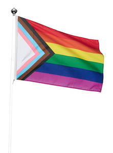 Flagg for flaggstang Pride Progress