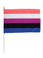 Last inn bildet i Galleri-visningsprogrammet, Håndflagg Genderfluid
