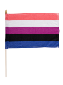 Håndflagg Genderfluid